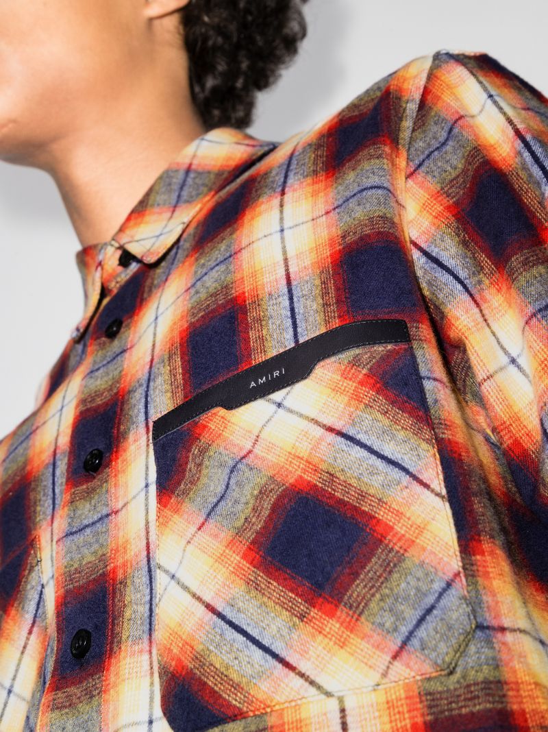 Logo Checked Flannel Shirt
