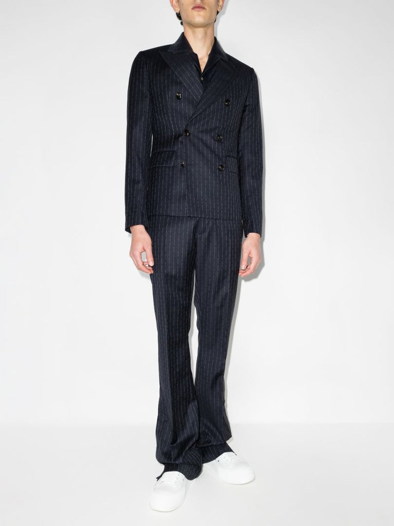 Repeat Double-breasted Wool Blazer