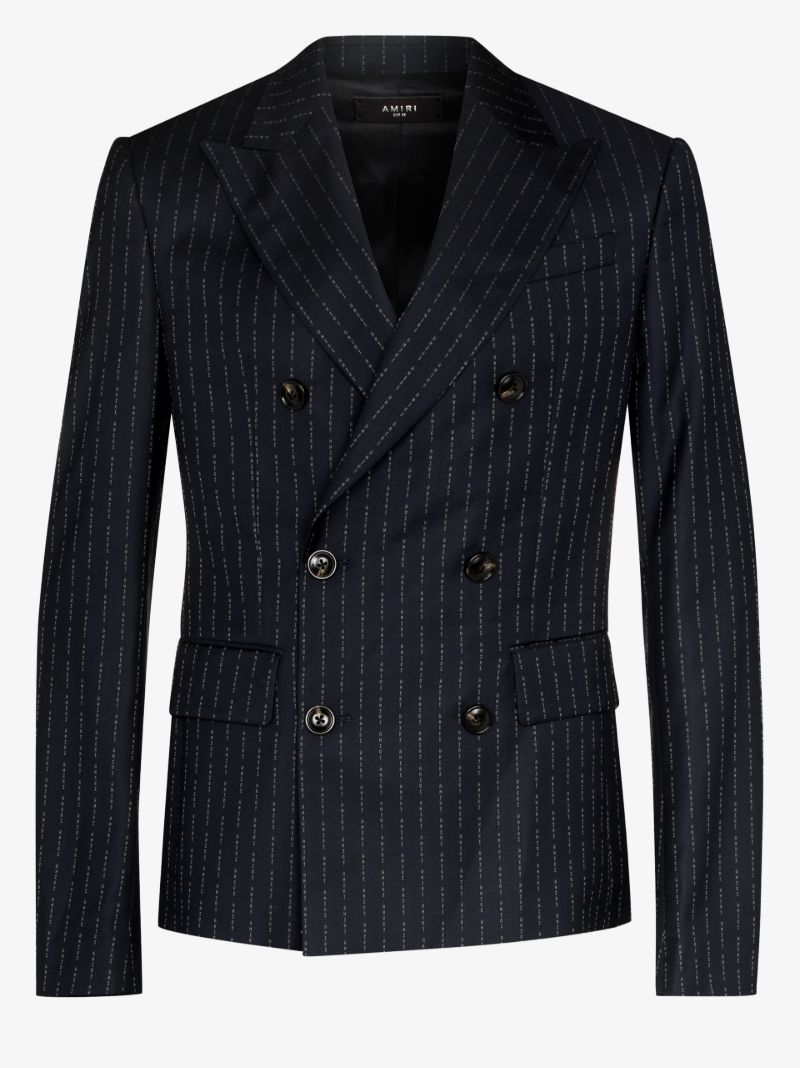 Repeat Double-breasted Wool Blazer