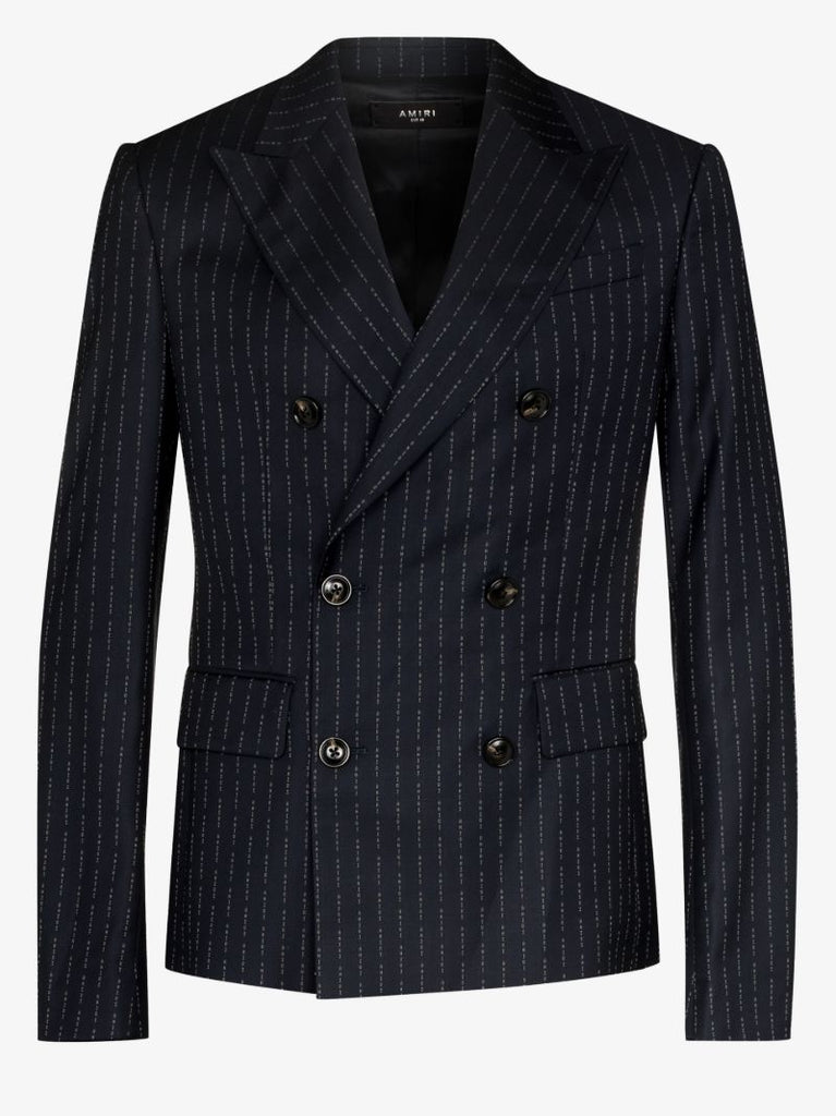 Repeat Double-breasted Wool Blazer