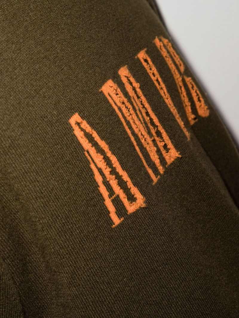 Cut Away Logo Cashmere Sweater