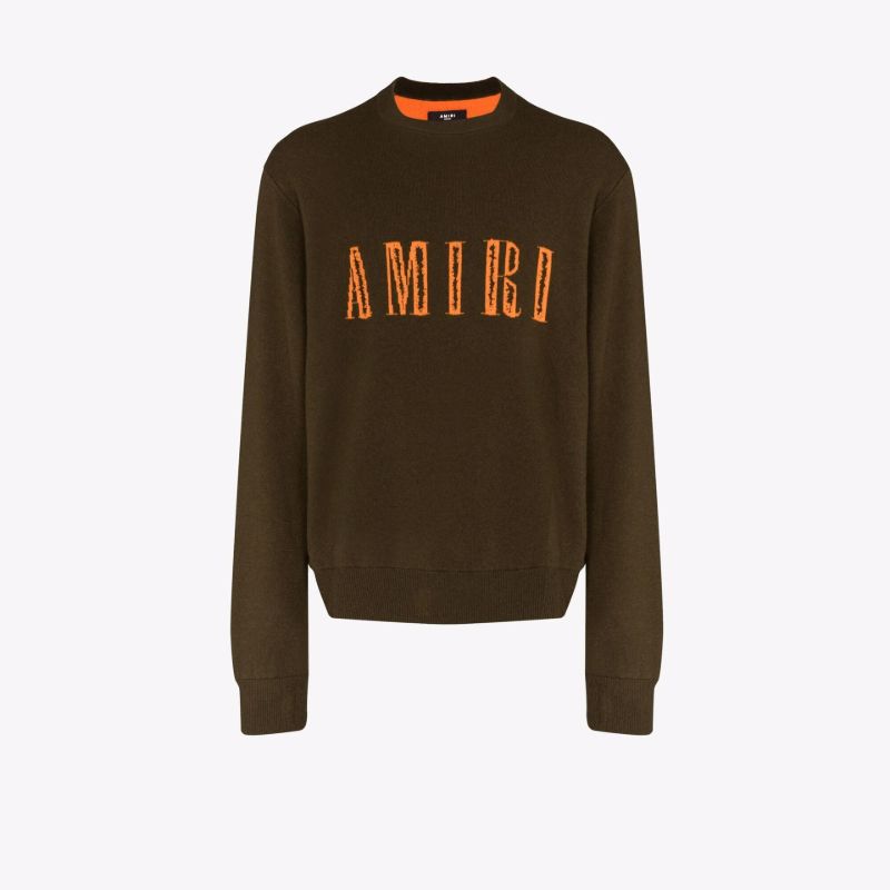 Cut Away Logo Cashmere Sweater