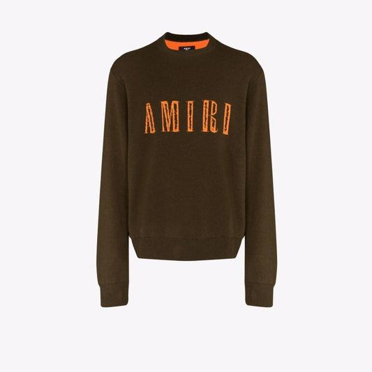 Cut Away Logo Cashmere Sweater