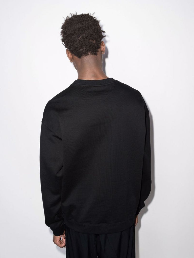 La Greca Logo Cotton Sweatshirt