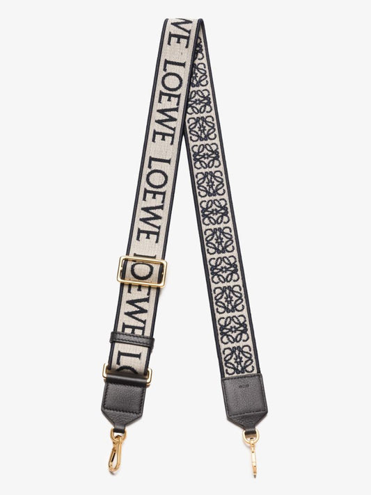 Black Anagram Reversible Bag Strap