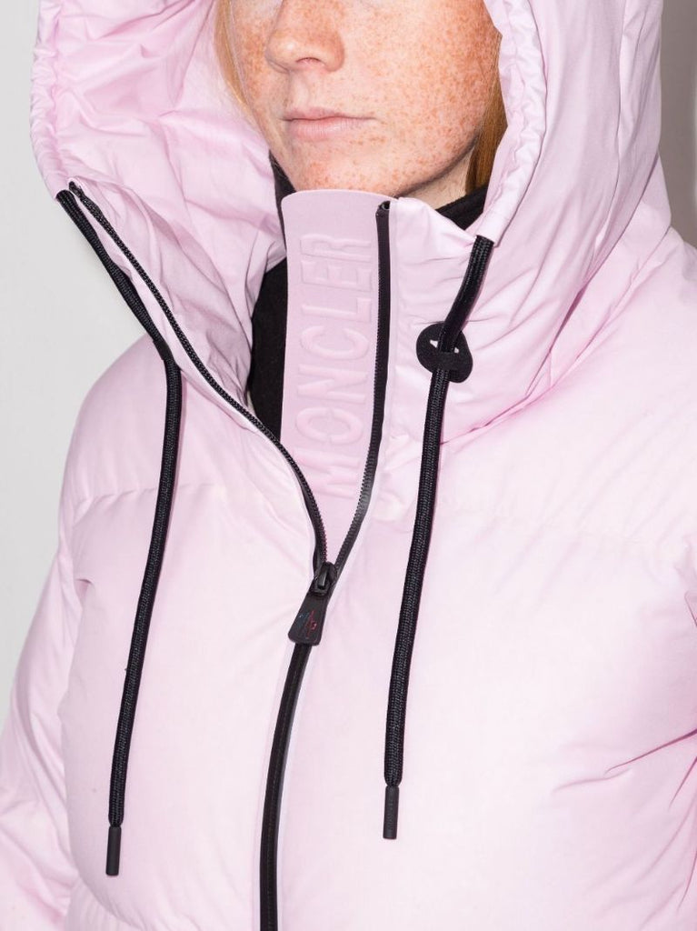 Pink Allesaz Quilted Ski Jacket