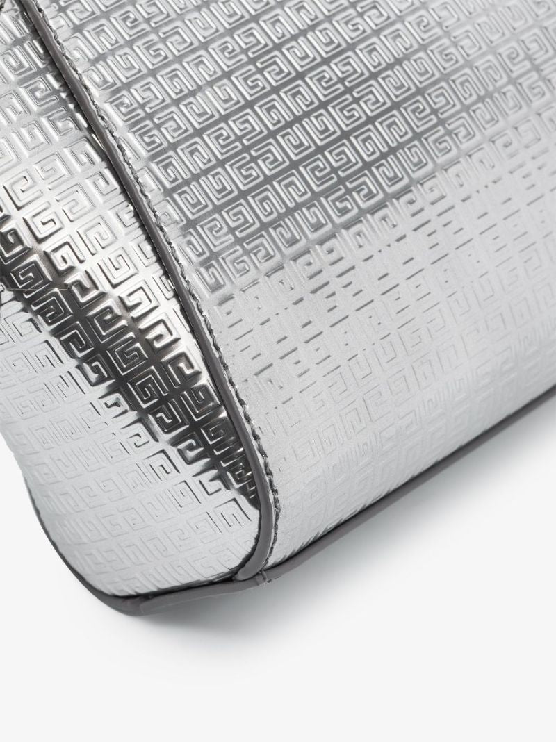 Silver Antigona 4g Nano Leather Cross Body Bag