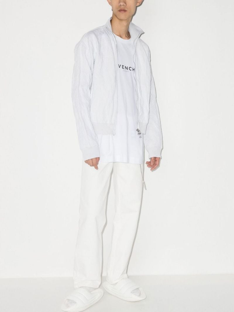 White Reverse Logo Cotton T-shirt