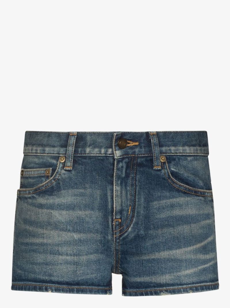 Blue Denim Shorts