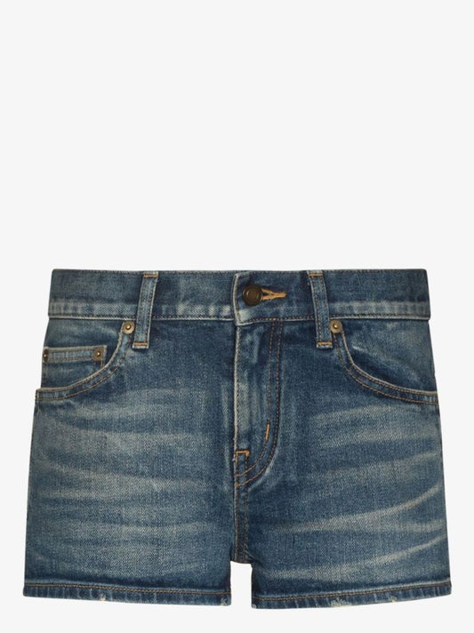 Blue Denim Shorts