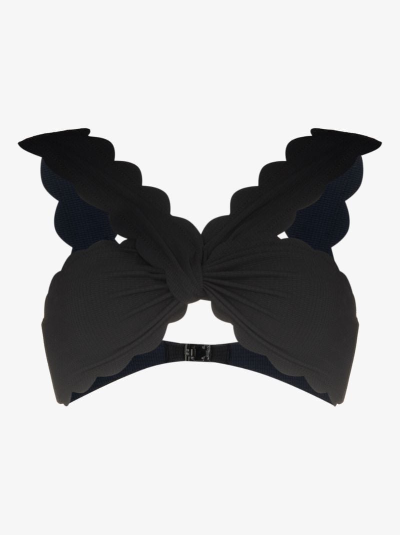 East River Scalloped Bikini Top