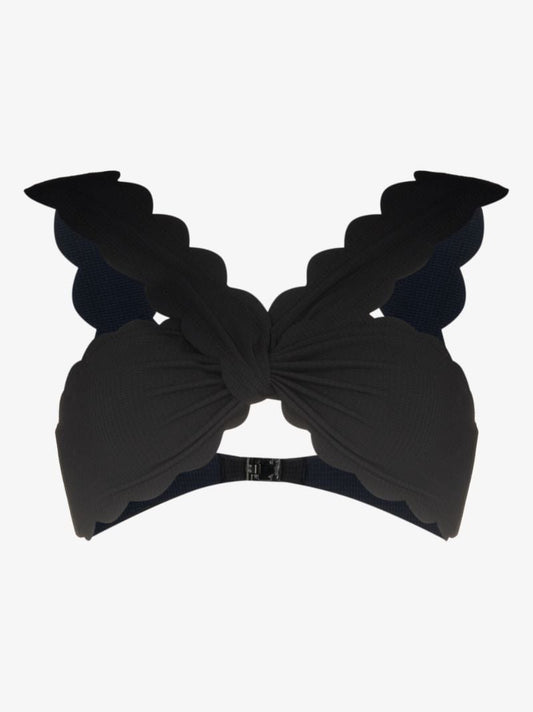East River Scalloped Bikini Top
