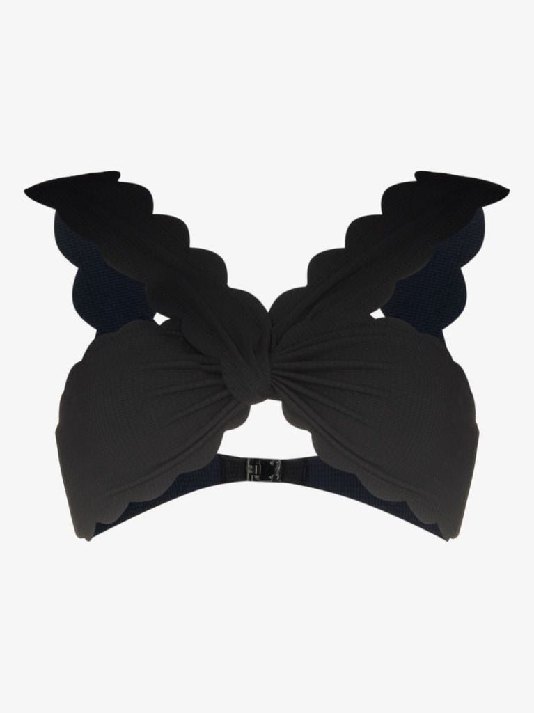 East River Scalloped Bikini Top