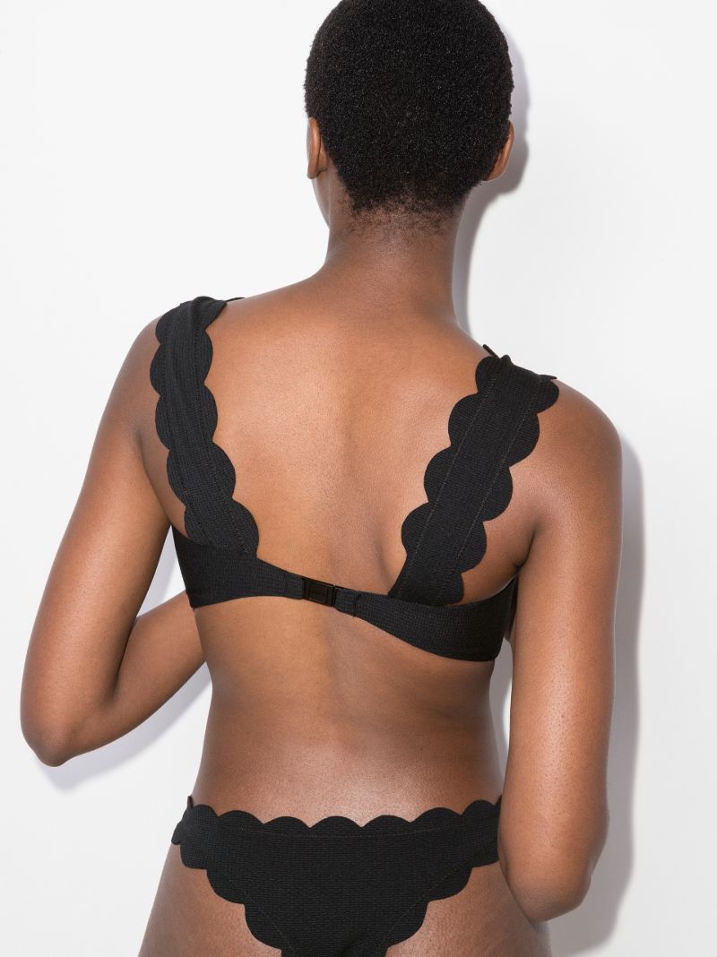 East River Scalloped Bikini Top
