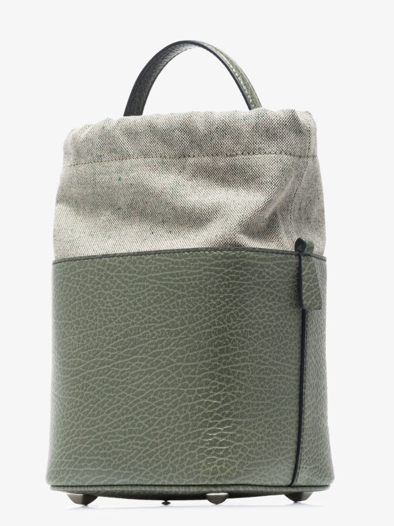 Green 5ac Leather Bucket Bag