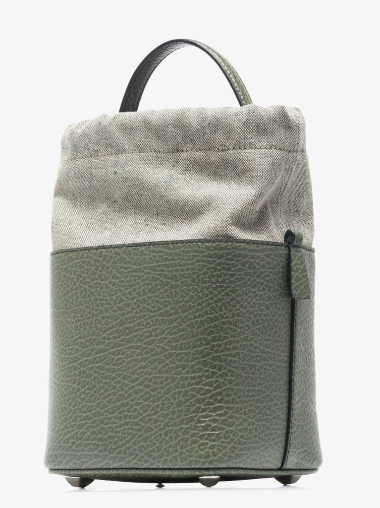 Green 5ac Leather Bucket Bag