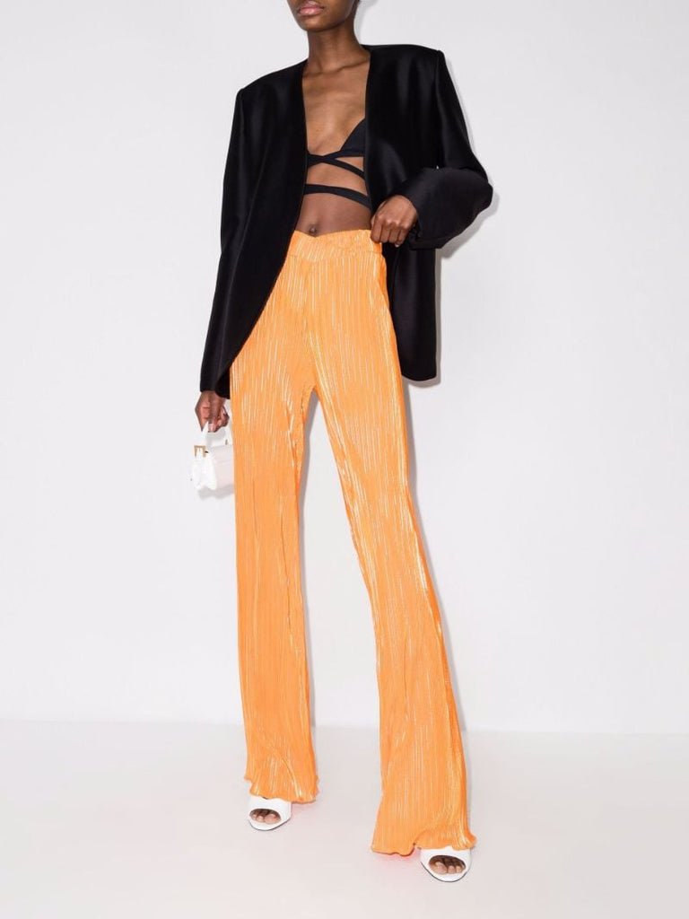 Briella PlissÃ_x0083_Â© Wide Leg Trousers