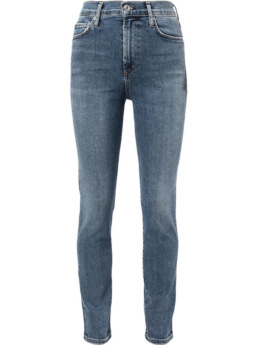 Blue Olivia High-rise Slim Leg Jeans