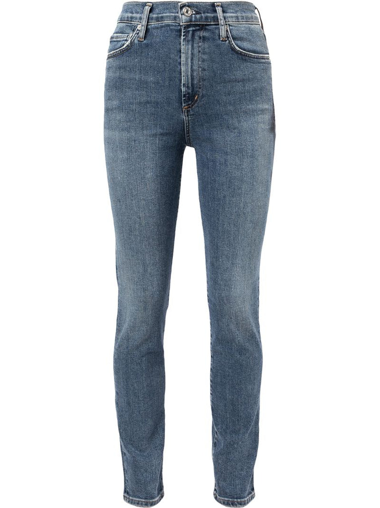 Blue Olivia High-rise Slim Leg Jeans