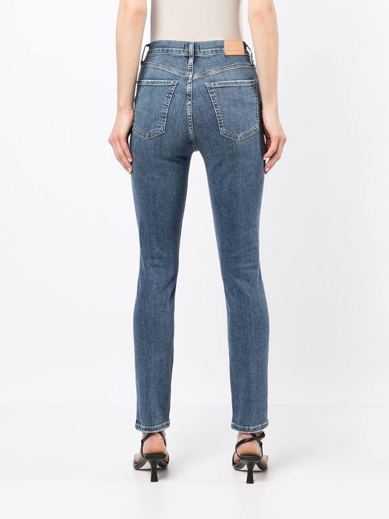 Blue Olivia High-rise Slim Leg Jeans