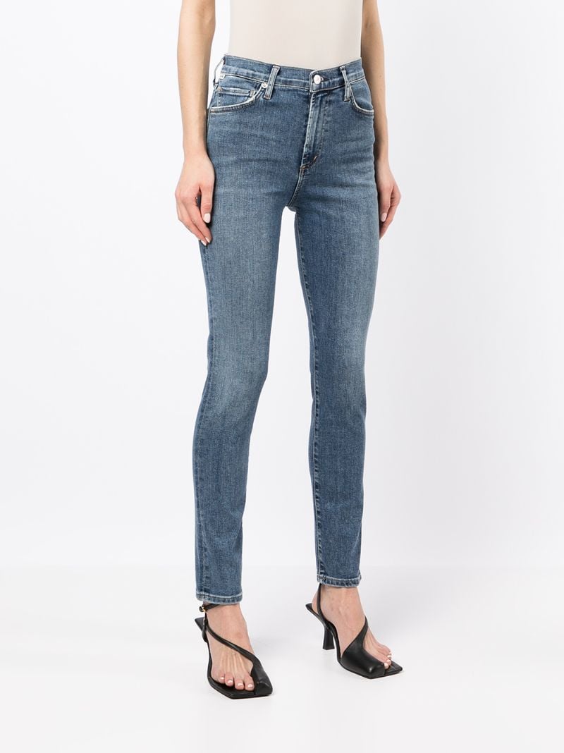 Blue Olivia High-rise Slim Leg Jeans