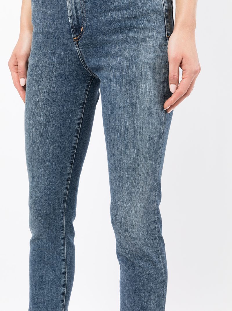 Blue Olivia High-rise Slim Leg Jeans
