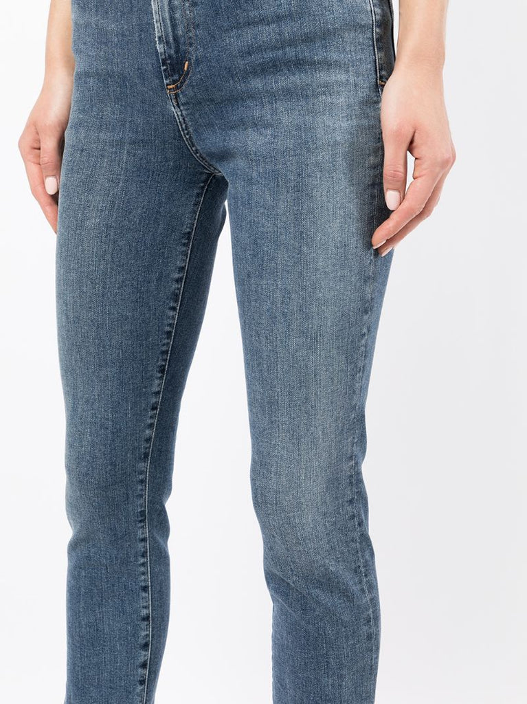 Blue Olivia High-rise Slim Leg Jeans