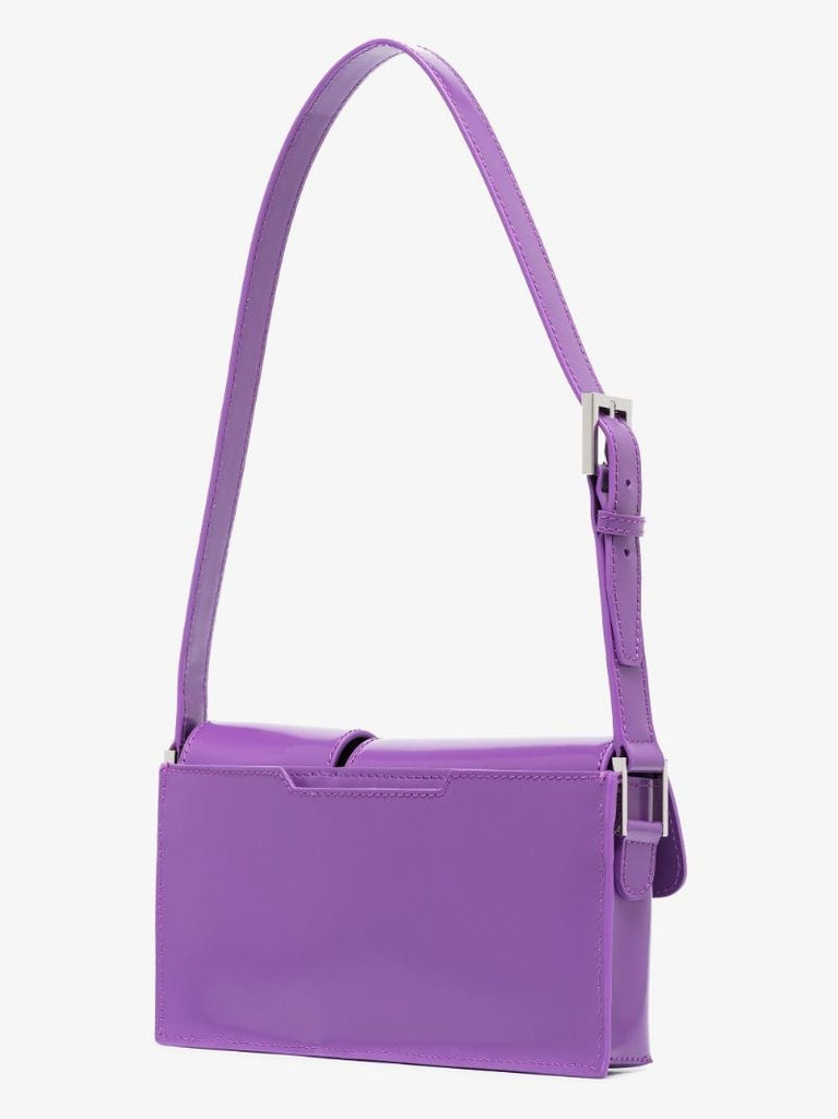Purple Baby Billy Patent Leather Shoulder Bag
