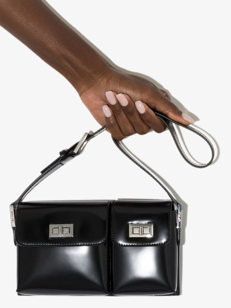 Black Baby Billy Leather Shoulder Bag