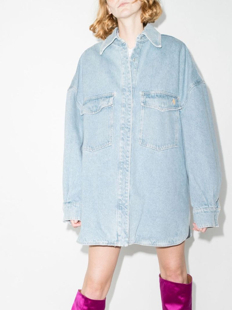 Oversized Denim Shirt Jacket