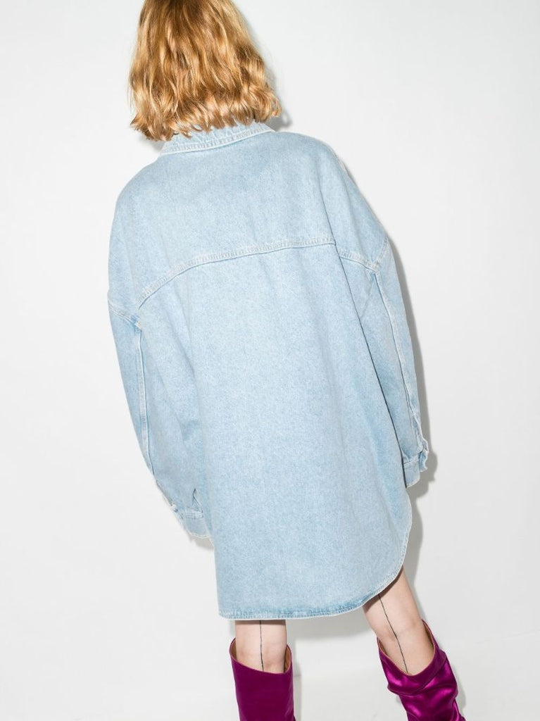 Oversized Denim Shirt Jacket