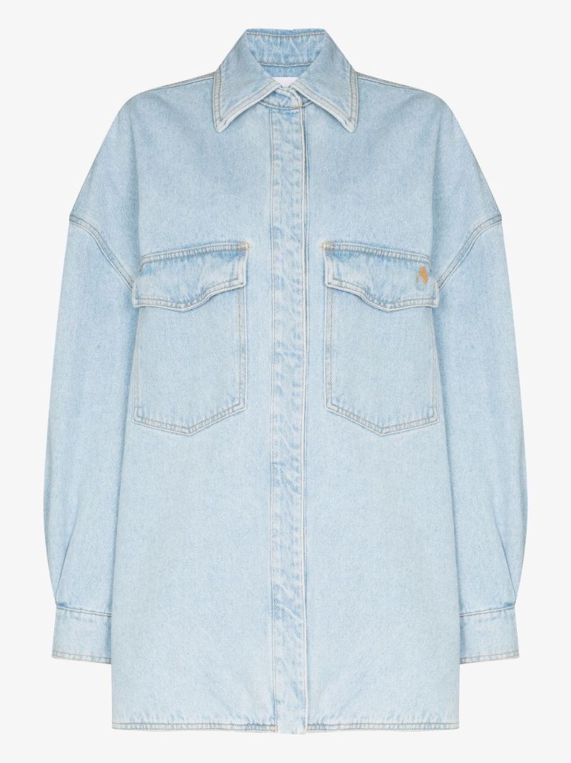 Oversized Denim Shirt Jacket