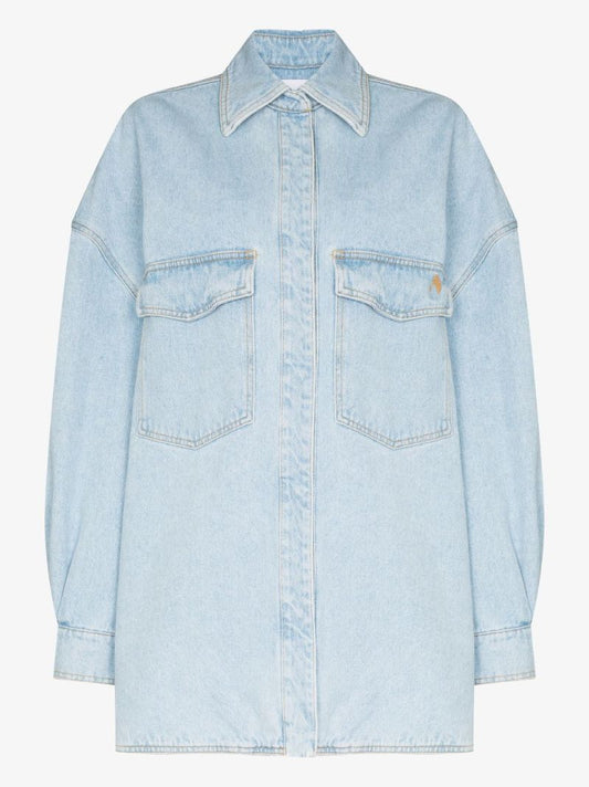 Oversized Denim Shirt Jacket