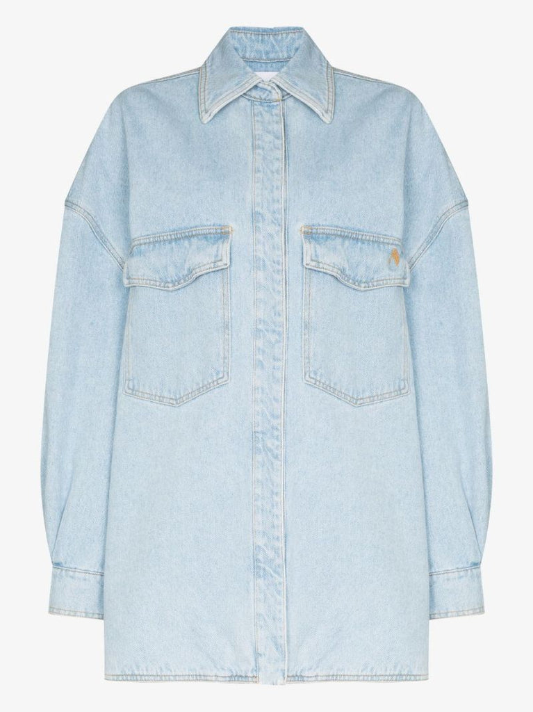 Oversized Denim Shirt Jacket