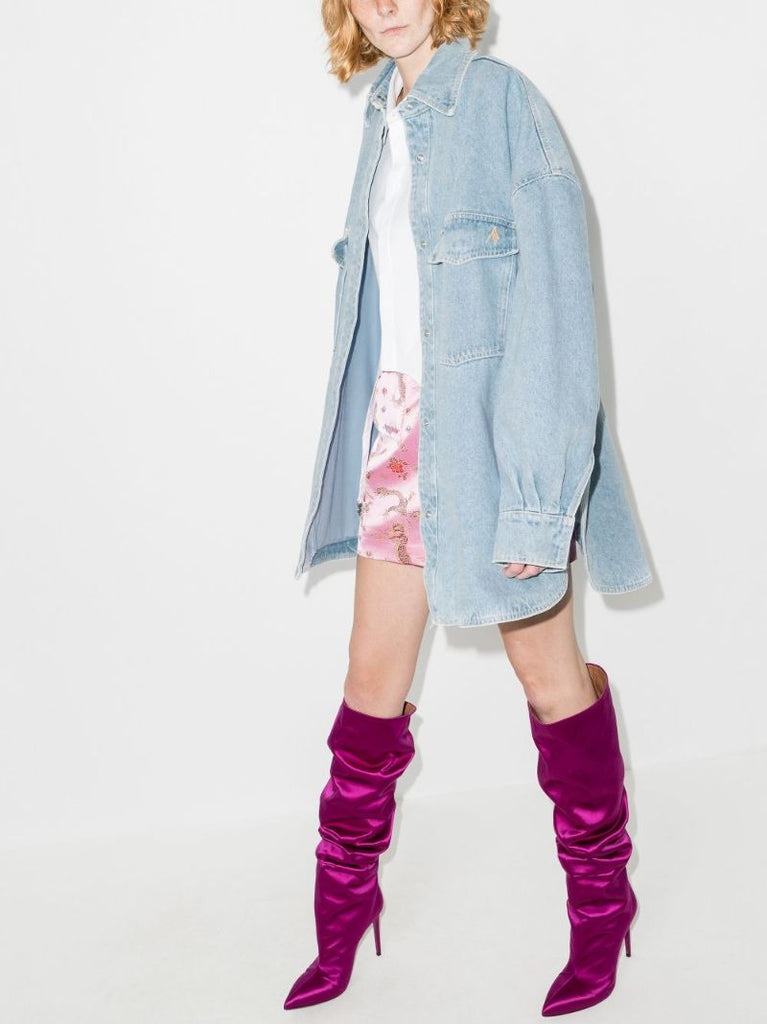 Oversized Denim Shirt Jacket