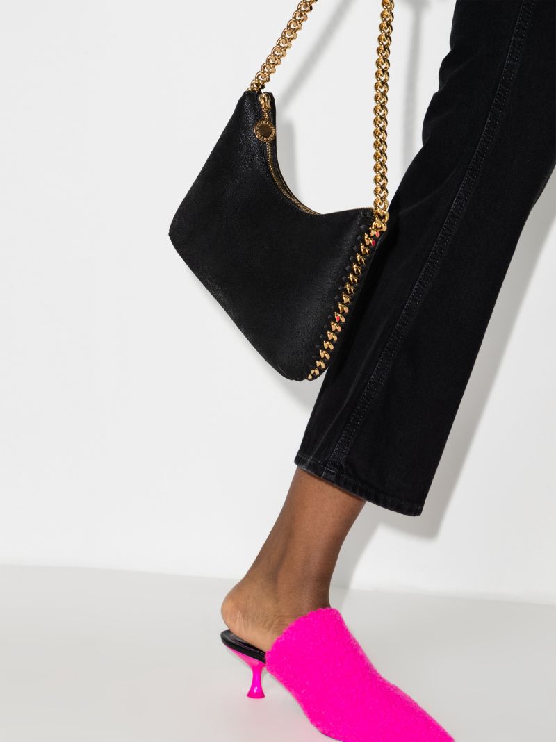 Black Falabella Mini Shoulder Bag