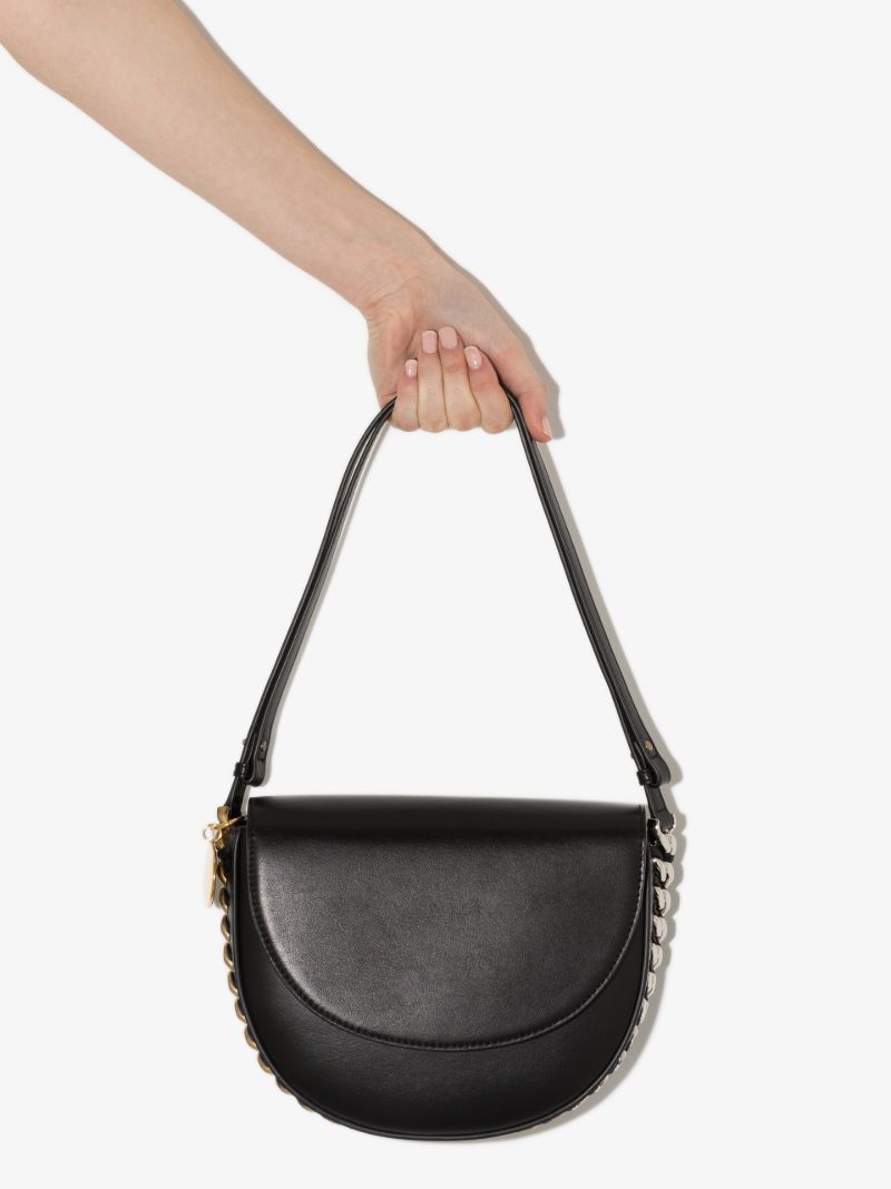 Black Frayme Medium Shoulder Bag