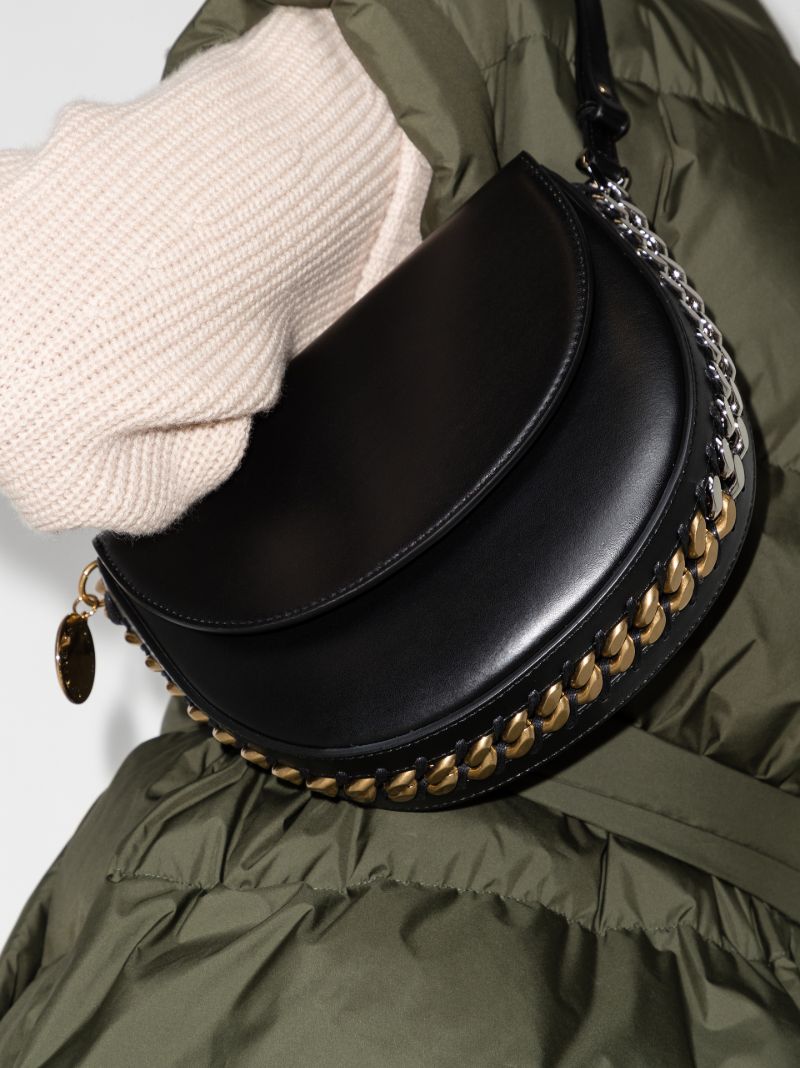 Black Frayme Medium Shoulder Bag