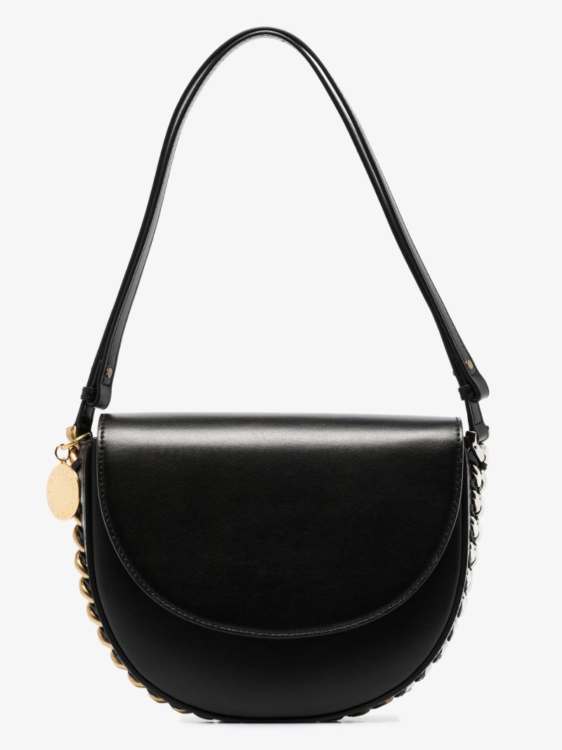 Black Frayme Medium Shoulder Bag