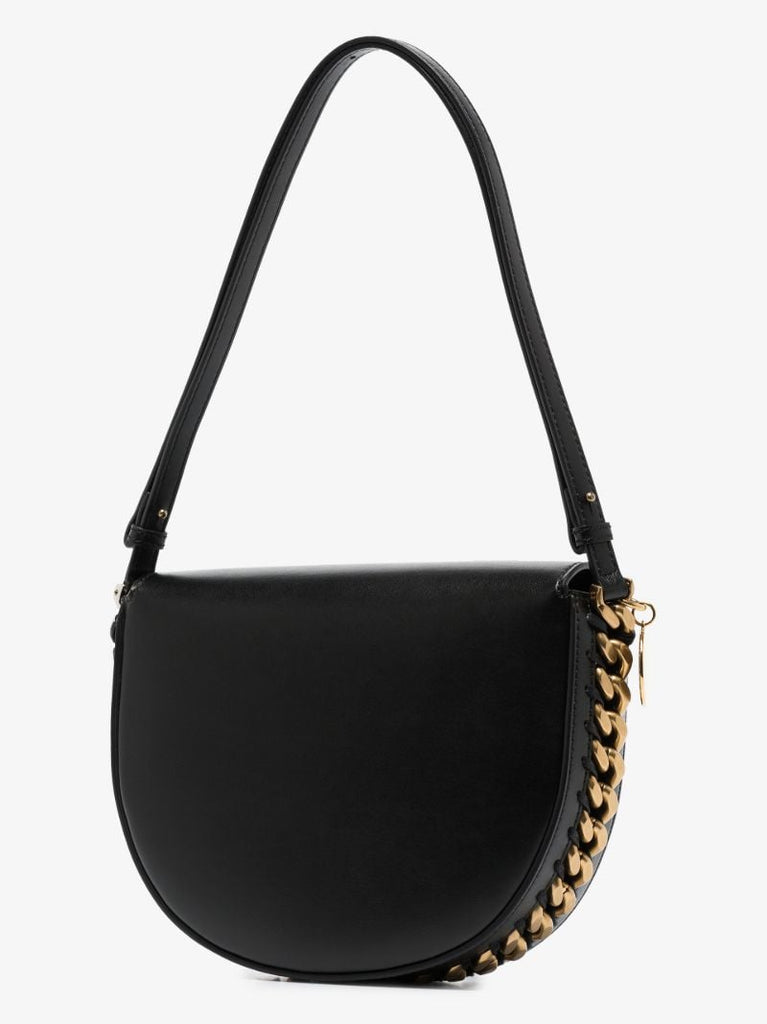 Black Frayme Medium Shoulder Bag
