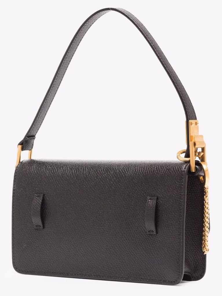 Black Vlogo Signature Mini Leather Cross Body Bag