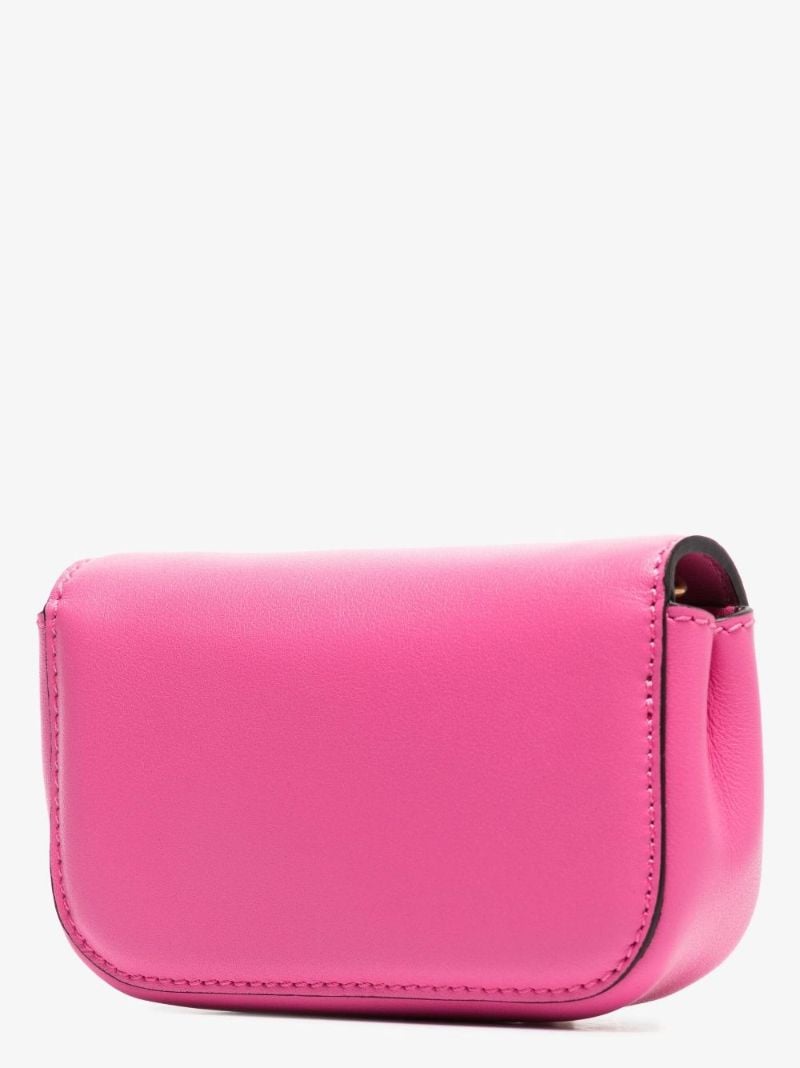 Pink Supervee Leather Mini Bag