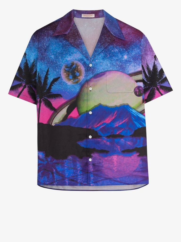 Water Sky Cotton Shirt