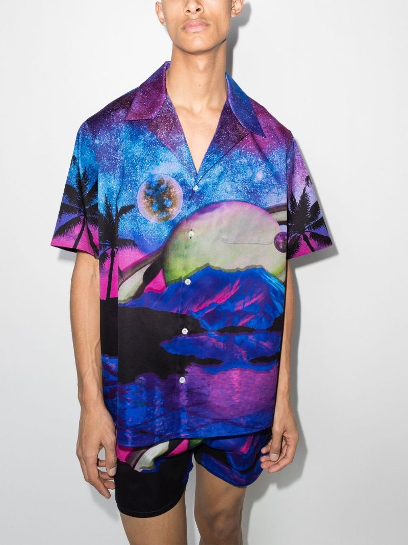 Water Sky Cotton Shirt