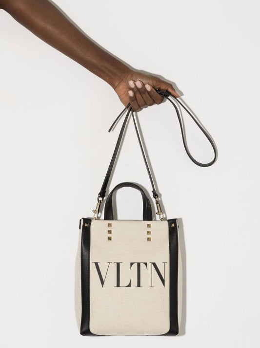 Neutral Vltn Canvas Tote Bag