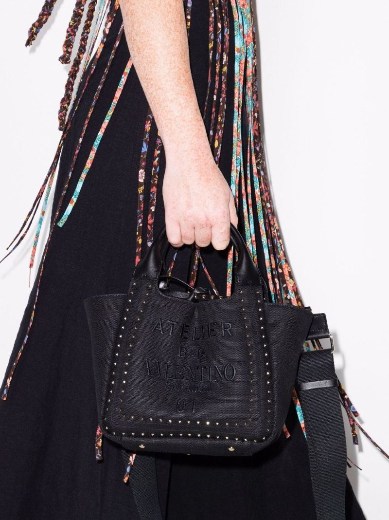 Atelier 01 Rockstud Canvas Tote Bag