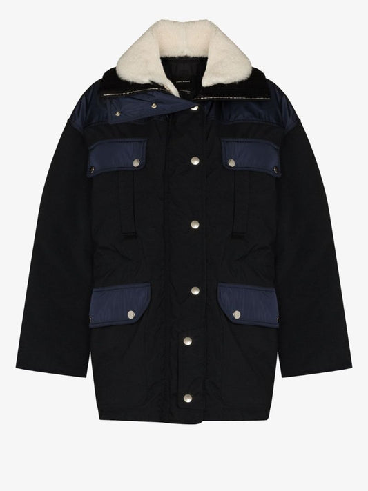 Della Panelled Puffer Jacket