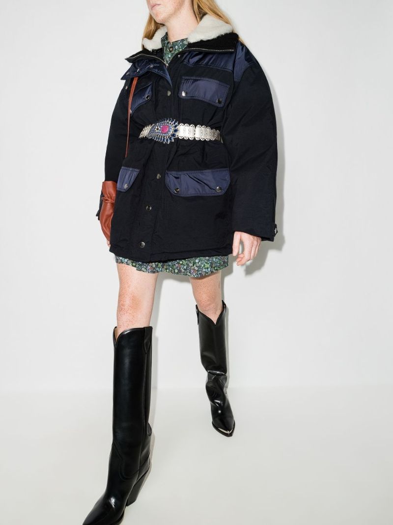 Della Panelled Puffer Jacket