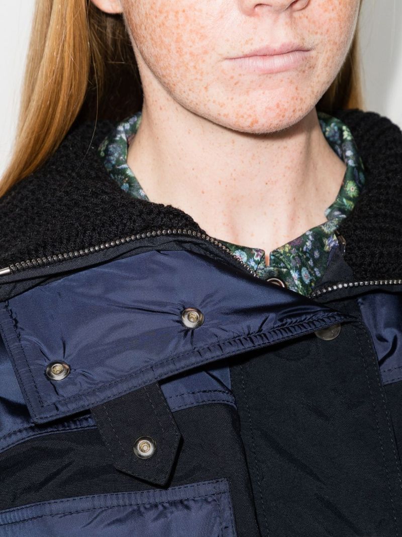 Della Panelled Puffer Jacket