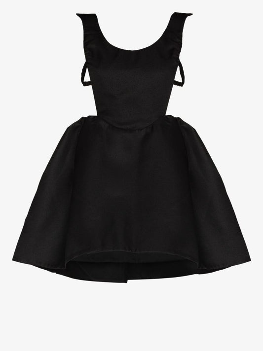 Cutout Flared Mini Dress